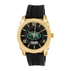 ABelle Promotional Time Maverick Men's Gold Watch w/ Rubber Strap
