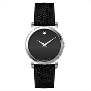 Men's Movado® Museum® Classic Watch w/Black Leather Strap