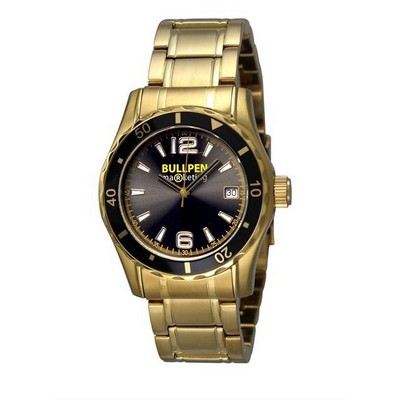 Selco Geneve Canvas Ladies' Gold Watch