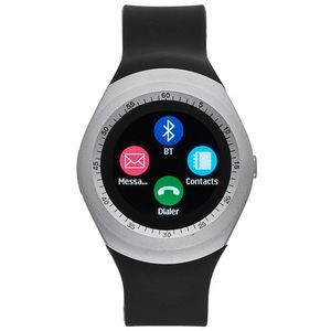 Curve Smart Watch - (Black and Silver)