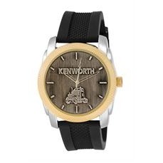 ABelle Promotional Time Maverick Medallion 2 Tone Men's Watch w/ Rubber Strap