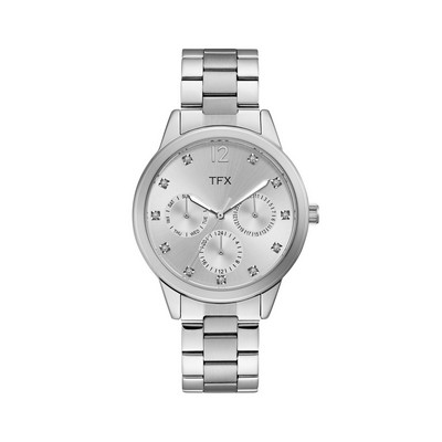 Ladies' TFX by Bulova® Silver-Tone Bracelet Watch