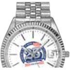 Selco Geneve Silver Lady Commander Watch