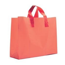 Frosty Color Lucent Soft Loop Shopper Bag (13" x 4" x 10")