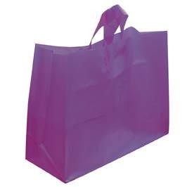 Frosty Color Lucent Soft Loop Shopper Bag (16" x 6" x 12")