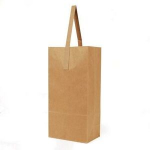Single Strap Handeltote Kraft Bag (6.5"x3.75"x13")