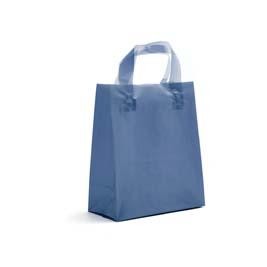 Frosty Color Lucent Soft Loop Shopper Bag (6 1/2" x 3 1/2" x 6 1/2")