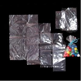 Stock Plain Polyethylene Clear Bag (4" x 8")