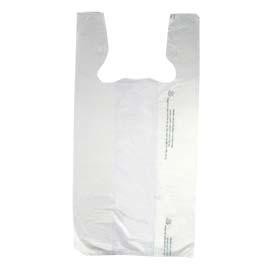White Color T-Shirt Bag (11.5