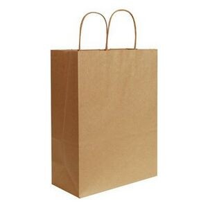ECO Natural Kraft Shopping Bag (10"x5"x13 1/2")