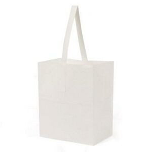 Single Strap Handeltote Kraft Bag (6 3/4"x4 1/4"x8 1/8")