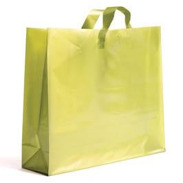 Frosty Color Lucent Soft Loop Shopper Bag (17" x 5" x 15")