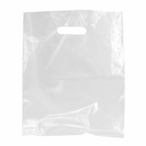 Stock Flip Side Die Cut Plastic Bag (12" x 15")
