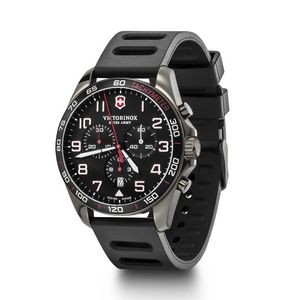 Sport Chrono Black Dial Watch