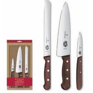 3-Piece Rosewood Knife Set