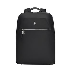 14'' Victoria Signature Compact Black Backpack w/10" Tablet Pocket