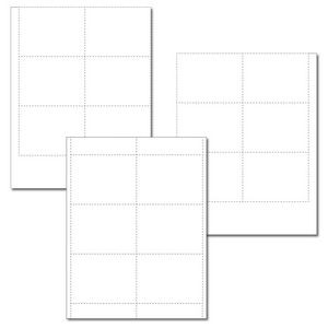 Blank I.D Card Inserts For I.D. Card Holders