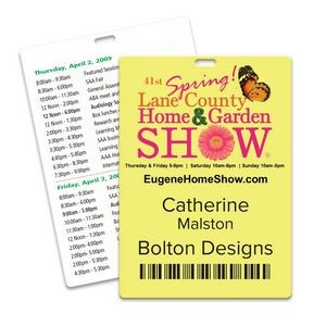 Full Color Value Priced Event Badge (6.00" x 4.375")