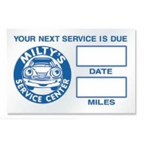 Static Cling Service Decal