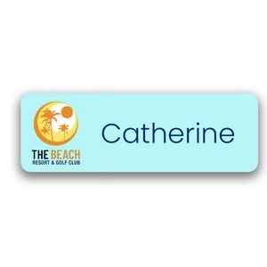 Personalized Full Color Name Badge (3" x 1")