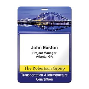 Deluxe Full Color Event Badge" (6.00" x 4.375")