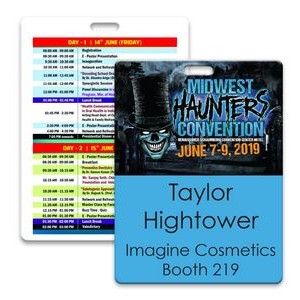 Full Color Value Priced Event Badge (4" x 3")