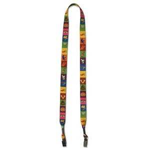 U.S.A. Made Lanyard w/Double Clip Ends