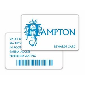 One Color Laminated Vinyl Membership Cards (30 mil thick)
