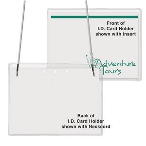 Top Loading I.D. Name Card Holder w/Neck Cord (3