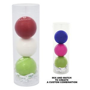 3-piece Lip Moisturizer Ball Tube Gift Set