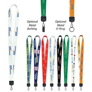 Smooth Dye-sublimation Lanyard With J-hook