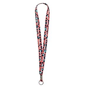 Full Color Imprint Smooth Dye Sublimation Lanyard - 1/2"