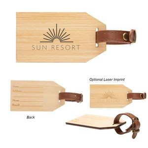 Outbound Bamboo Luggage Tag