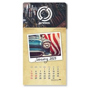 Peel-N-Stick Classic Cars Calendar Pad