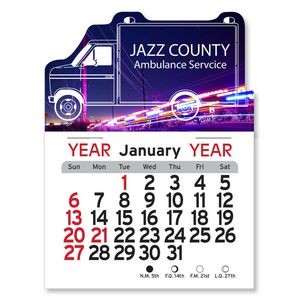 Ambulance Peel-N-Stick Calendar