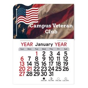 American Flag Peel-N-Stick Calendar