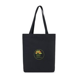AWARE™ Recycled Cotton Gusset Bottom Tote - Black