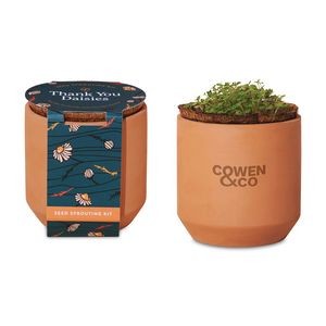 Modern Sprout® Tiny Terracotta Grow Kit Thank You Daisies - Terracotta