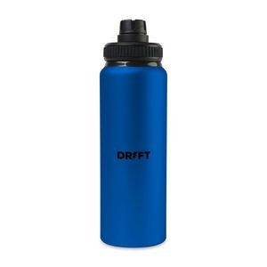Jett Aluminum Chug Lid Hydration Bottle - 32 Oz. - Sport Blue