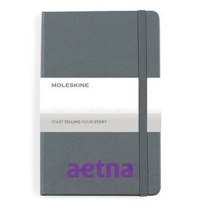 Moleskine Hard Cover Ruled Medium Notebook - Slate Grey