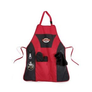 Grill Master Apron Kit - Red