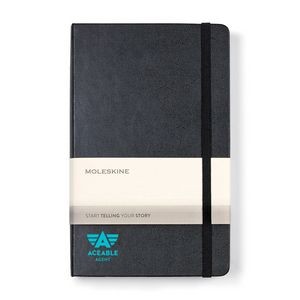 Moleskine® Hard Cover Ruled Large Expanded Notebook - Black