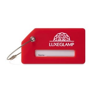 Silicone Luggage Tag - Red