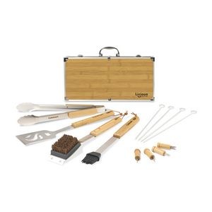 Cuisinart Outdoors® Bamboo 13 PC Grill Tool Set - Bamboo