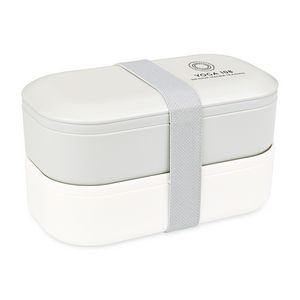 Oishii Bento Box - Grey-Cream