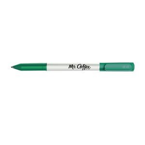Paper Mate® Write Bros Stick Pen White Barrel - Black Ink - Green