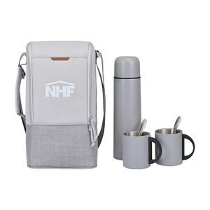Parkview Insulated Coffee-to-Go Carry Tote - Greystone