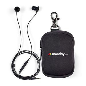 Swift Earbuds with Travel Case - Black