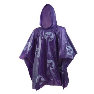 Rain Poncho Lightweight Purple