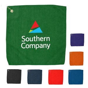 15" x 15" Hemmed Color Golf Towel